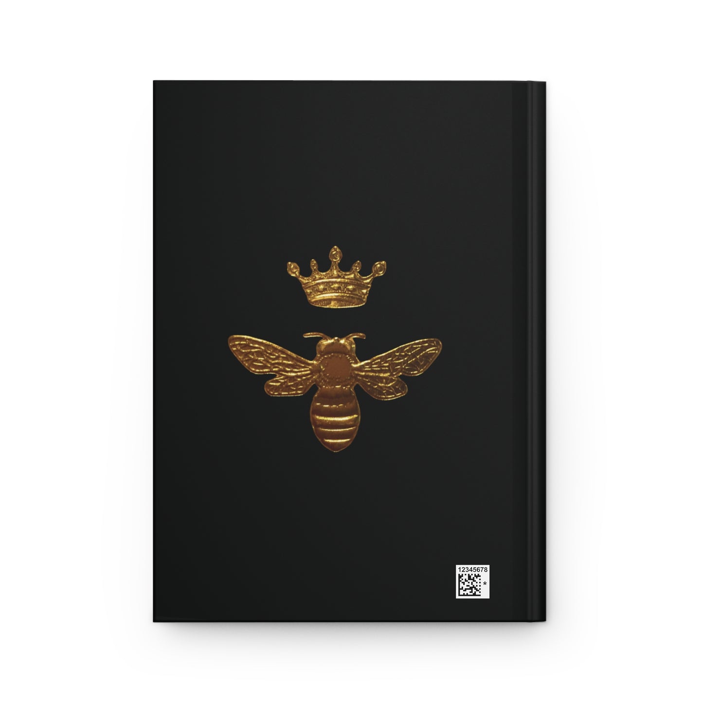 Queen B Hardcover Journal with Fashion and Crown Bee Designs | Stylish Note Taking | Inspirational Gift