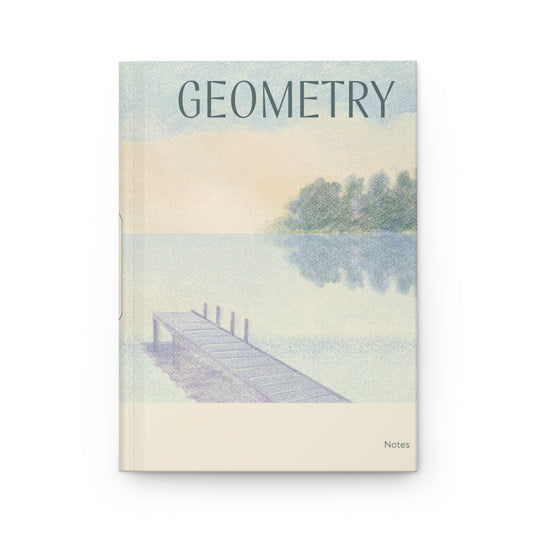 Scenic Geometry Hardcover Journal - Nature-Inspired Note-Taking