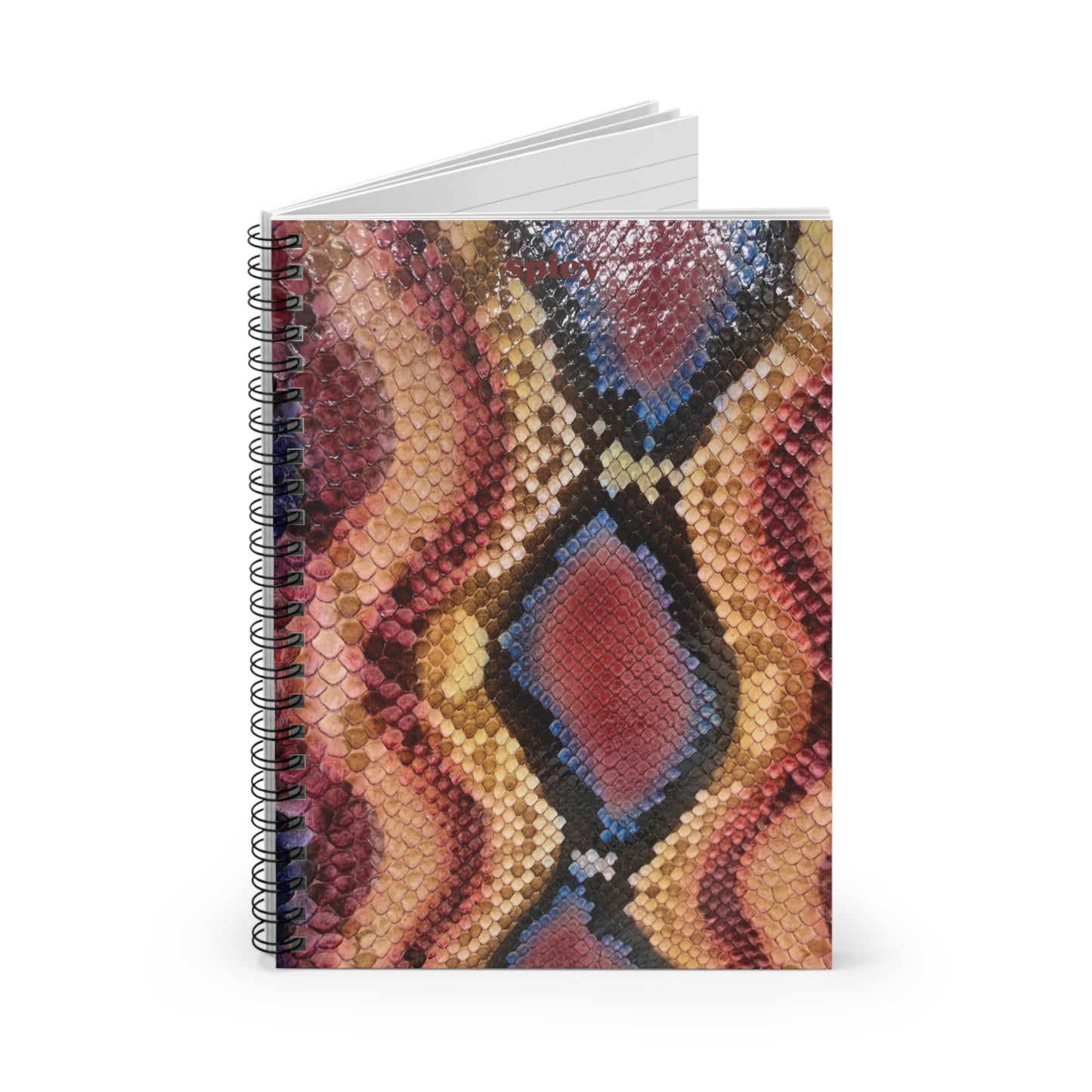 Boho Chic Spiral Notebook - Ruled Line for Creative Souls