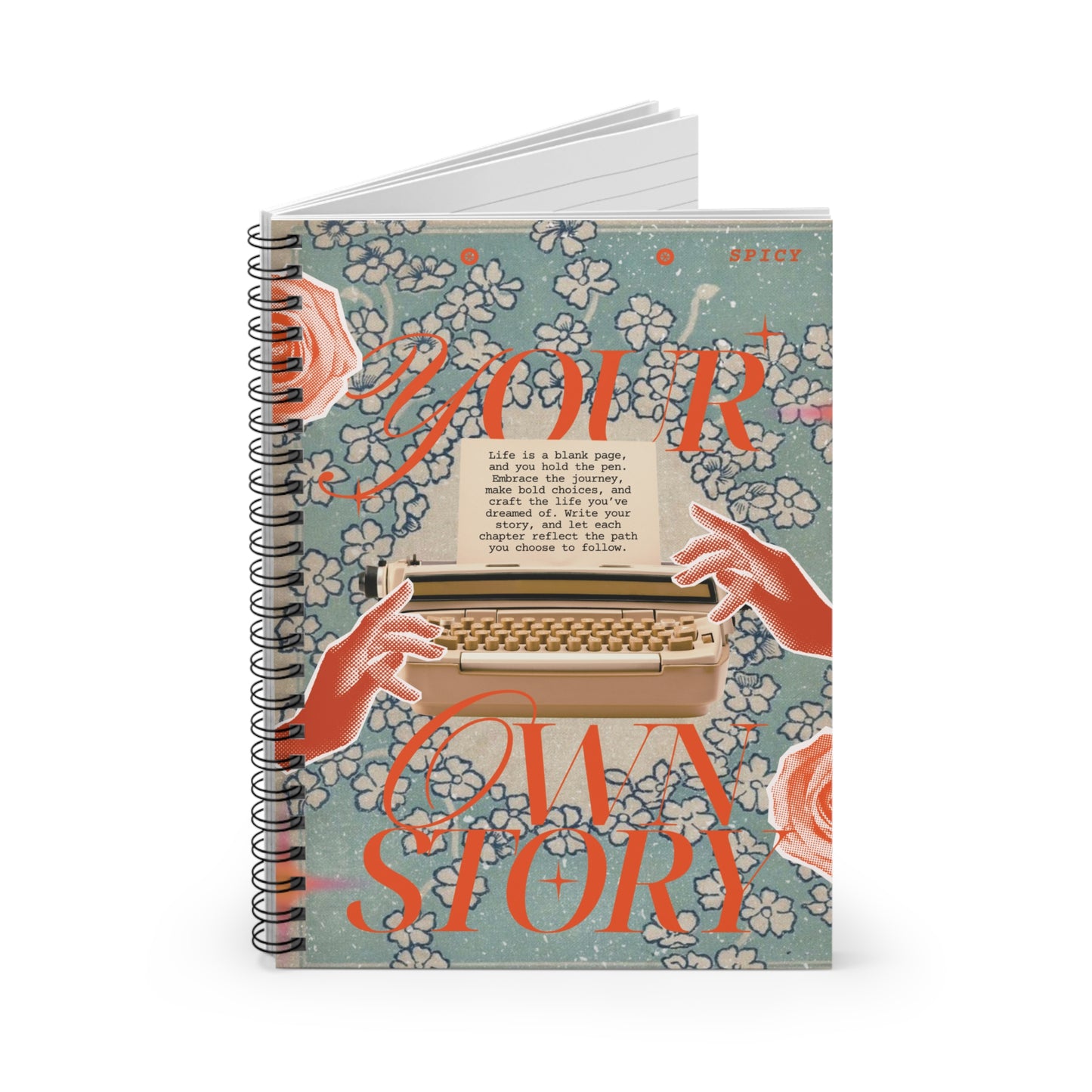 Personalized Your Own Story Spiral Notebook - Creative Writing Journal