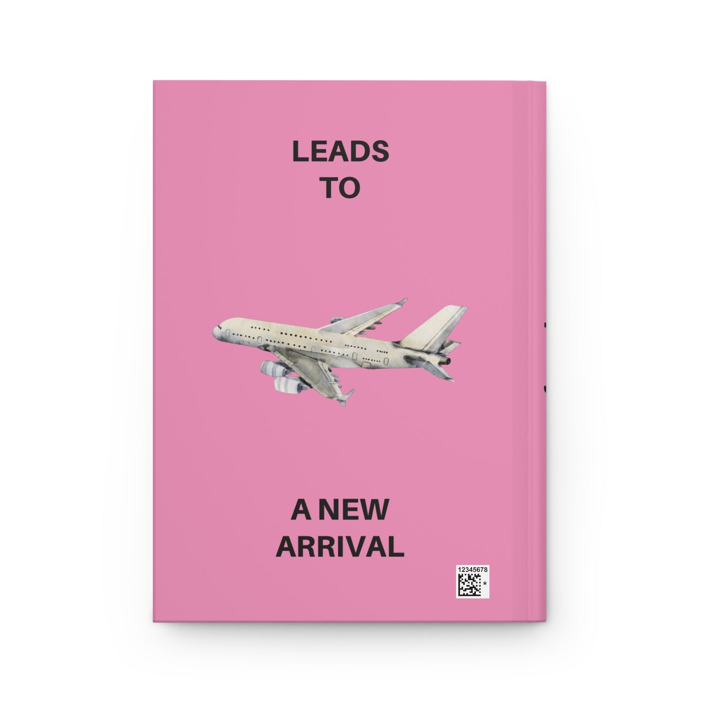 Travel-Themed Hardcover Journal - "Each Departure Leads to a New Arrival" - Perfect for Adventurers and Dreamers